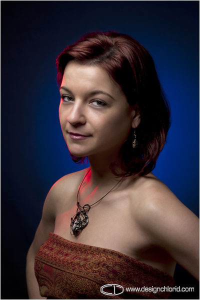 jewellery photography on model